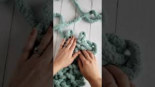 Finger Knitting a Scarf Tutorial [upl. by Burwell]