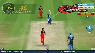 IPL 2020 Mumbai Indians Vs Royal Challengers Bangalore wcc2 gameplay [upl. by Harri]