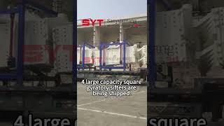 Large capacity gyratory screen is being shippedgyratorysifter gyratoryscreen [upl. by Aidiruy83]