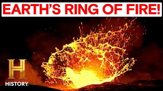 Volcanic Fury EARTHS DANGEROUS RING OF FIRE 3 Hour Marathon  How the Earth Was Made [upl. by Alikahs801]