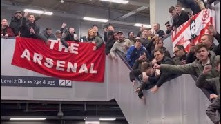 Arsenal Fans away tottenham spurs stadium  Kai Havertz chant  arsenal away spurs [upl. by Grissom]