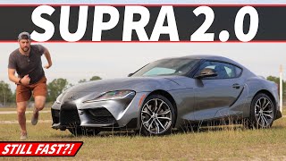 2022 Toyota Supra 20 Review  Making a Case for the FourBanger [upl. by Asseram]