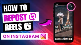 How to Repost Reels on Instagram [upl. by Adnav]