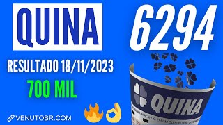 🍀 Resultado Quina 6294 [upl. by Eynaffit776]