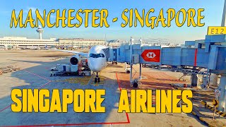 SQ51 Manchester To Singapore on Singapore Airlines A350900  Houston to Singapore Part 2 [upl. by Divan]