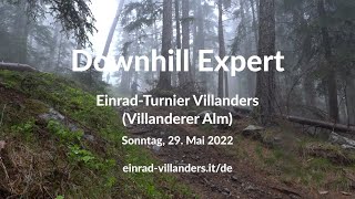 Downhill Expert  Einrad Turnier 2022 in Villanders Langversion [upl. by Eardna]