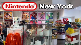 4K Nintendo NY Store Tour July 2024 ft Super Mario Pokémon Zelda Pikmin and more [upl. by Ridglee992]