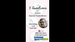 Harold Underdown answers 3 questions about the Crash Course in Childrens Publishing [upl. by Landsman855]