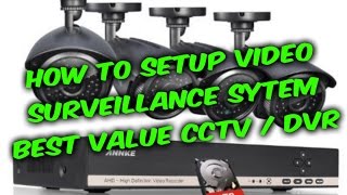 How to setup video surveillance CCTV DVR system guide Annke 8ch camera DVR review [upl. by Mayfield]