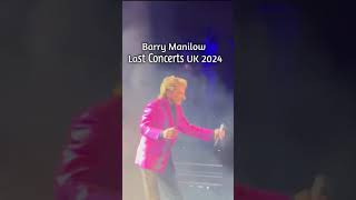 Barry Manilow Last Concerts in UK 2024 barrymanilow concert shorts [upl. by Merrell]