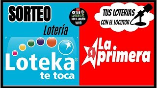 Sorteo LOTEKA TE TOCA LA PRIMERA En VIVO de hoy jueves 14 de enero del 2024 loteka envivo [upl. by Atiuqiram760]