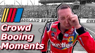 NASCAR Crowd Booing Moments [upl. by Ocir]