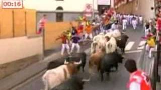 Man Killed In Pamplona Running Of The Bulls [upl. by Terrell]