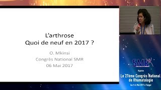 Larthrose  Quelles nouveautés en 2017 [upl. by Kristien]