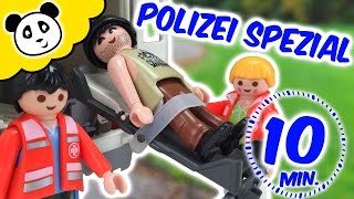 ⭕ PLAYMOBIL POLIZEI SPECIAL  Karlchen Knack im Krankenhaus  Pandido TV [upl. by Yenobe980]