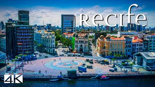 【4K】Recife from Above  BRAZIL 2020  Cinematic Wolf Aerial™ [upl. by Assyla]