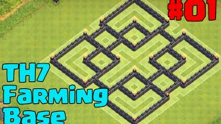 Clash of Clans  Best TH7 Farming Base CoC With Air Speeper  Dark Elixir  Speed Build [upl. by Airamahs]