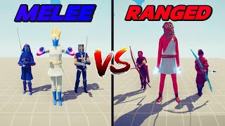 MELEE TEAM vs RANGED TEAM  TABS  Totally Accurate Battle Simulator [upl. by Montague]