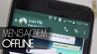 Como responder mensagens do WhatsApp sem estar online [upl. by Anreval646]