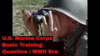 US MARINE CORPS M1 RIFLE amp M2 MORTAR PRACTICE AT FIRING RANGE QUANTICO MARINE BASE 82204 [upl. by Esinehs]