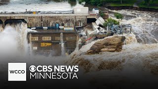 Flooding reaching record levels in parts of Minnesota WCCO crews report from the field [upl. by Yentrok]