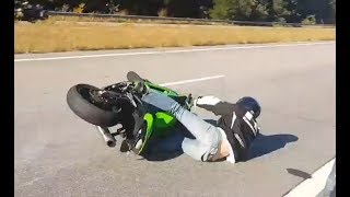 MOTORCYCLE CRASHES COMPILATION  STUPID amp BAD Drivers Caught On CAMERA Ep 07 [upl. by Fillbert]