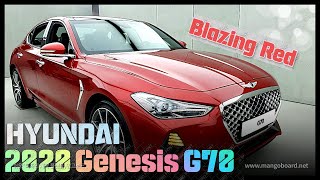 2020 Genesis G70 20t sport InteriorampExterior walkaround  genesis g70 review [upl. by Lienad]