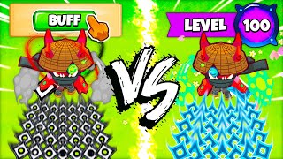 Modded Buffable Paragons VS Level 100 Paragon BTD 6 [upl. by Nymassej]