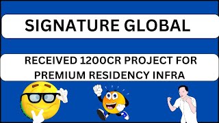 SIGNATURE GLOBAL SHARE LATEST UPDATE  SIGNATURE GLOBAL SHARE LATEST NEWS TODAY [upl. by Inaliak]