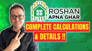 Roshan Apna Ghar scheme  full details features requirements amp calculator [upl. by Latsryc91]