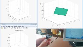 InvenSense MPU 6050 in MATLAB with Arduino [upl. by Aerdna]