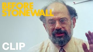 BEFORE STONEWALL  Allen Ginsberg on Bohemian Culture [upl. by Nnyliak]