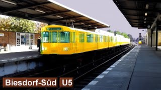 BiesdorfSüd U5  UBahn Berlin  BVG H  F76 [upl. by Leanor]