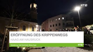 Krippenweg im Haag am Hausruck eröffnet [upl. by Philipines]