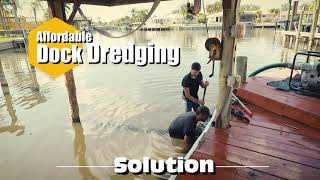 Dock Dredging And Geo Bag Seawall Enhancement  LEW Inc [upl. by Orvas]