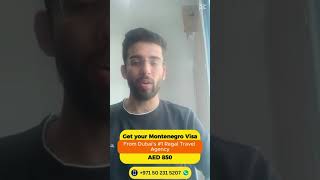 How to get Montenegro visa in Dubai  Complete visa guide for your European Travel [upl. by Lamori]