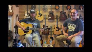 When Josh Williams plays Freeborn Man in our showroom on our D45  3 Time Guitar Player of the Year [upl. by Walters]