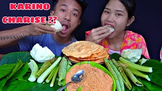 Ahabi kit2 nammaga chaba mukbang🌶️🌶️🌶️couple mukbang [upl. by Enaled614]