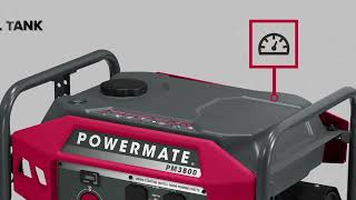 Powermate PM3800 Portable Generator [upl. by Sset]