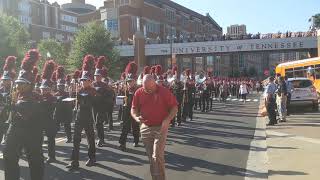 Tullahoma Band March to Neyland 2019 [upl. by Niai]