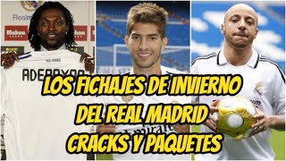 EL REAL MADRID Y TODOS SUS FICHAJES DE INVIERNO DESDE LEYENDAS COMO MARCELO HASTA GRAVESEN [upl. by Yessej]