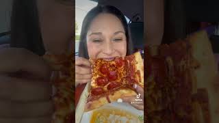 Costco mukbang in car youtubeshorts eatinsounds mukbangsounds [upl. by Fish546]