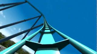 Leviathan Roller Coaster Virtual POV CGI Animated BampM Giga Coaster Canadas Wonderland 2012 [upl. by Mcleod709]