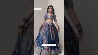 Faux Georgette with Digital Print Lehenga lehengchaniacholi choli ynf [upl. by Graner]