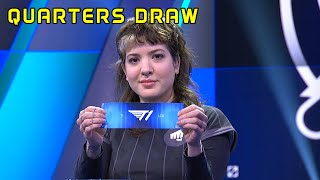 Worlds 2024 Draw Show for Quarterfinals [upl. by Elleral]