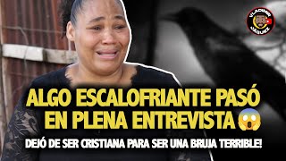 ALGO ESCALOFRIANTE APARECIÓ EN PLENA ENTREVISTA 😱 DEJÓ DE SER CRISTIANA PARA SER UNA BRUJA TERRIBLE [upl. by Bluh189]