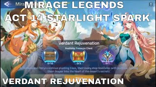 MIRAGE LEGENDS  ACT 14 STARLIGHT SPARK  VERDANT REJUVENATION ► MOBILE LEGENDS ADVENTURE [upl. by Pratte]