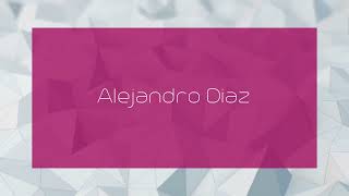 Alejandro Diaz  appearance [upl. by Anaoy]