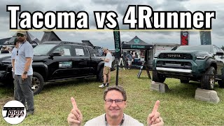 1st TIME 2025 4Runner Trailhunter vs Tacoma Trailhunter [upl. by Churchill698]