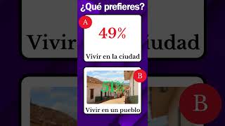 ¿Y tú que prefieres 🔥🛑✅ quiz decisionesdificiles quizculturageneral [upl. by Ehrlich389]